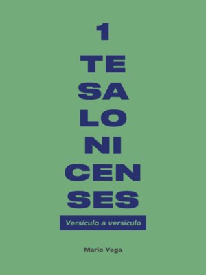 cover image of 1 Tesalonicenses